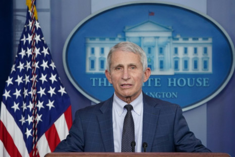 Chief Medical Advisor to the president Dr Anthony Fauci, seen here at the White House in 2021, has announced that he will step down in December -- but is not retiring
