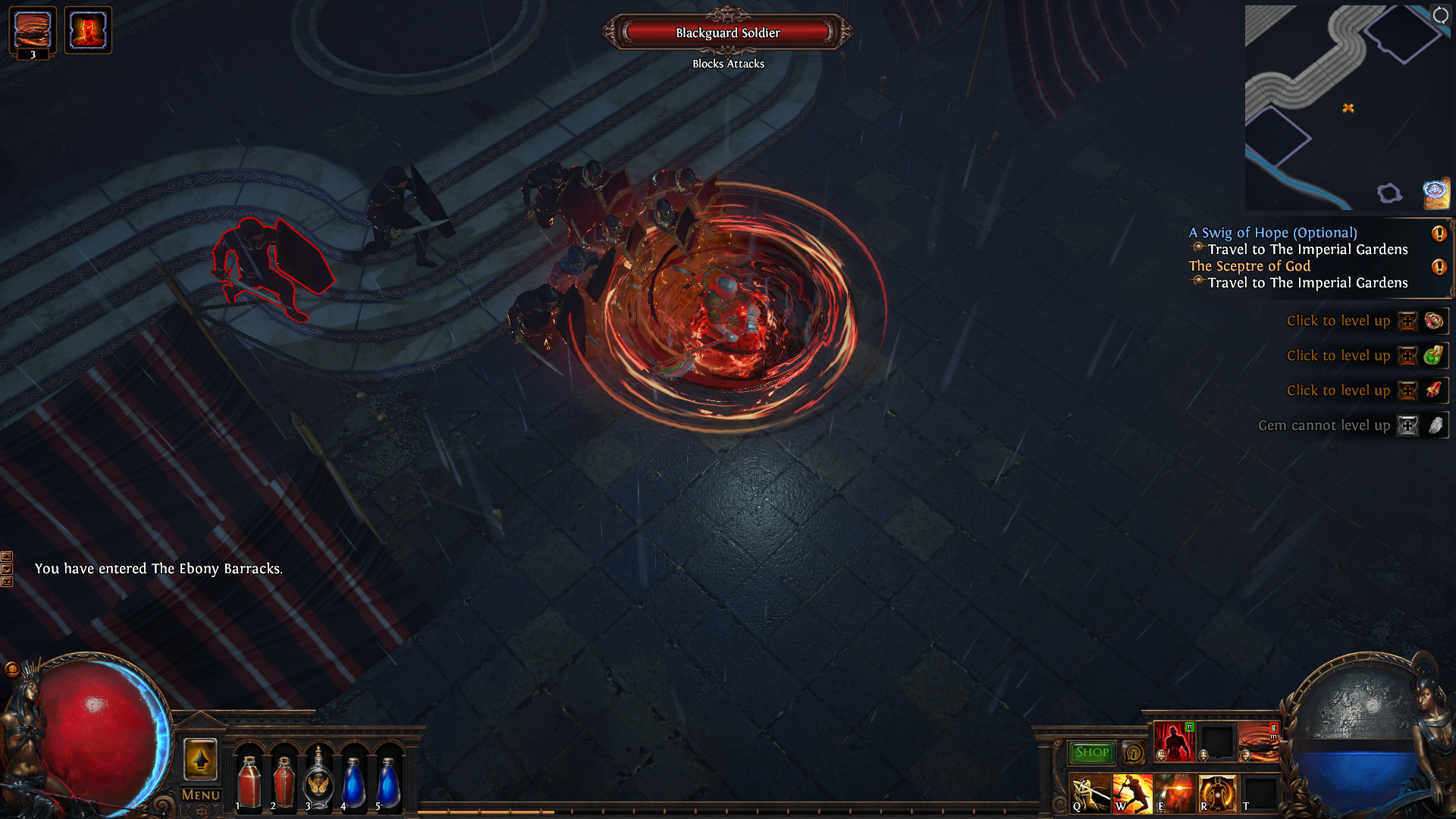 path of exile 2 handed gemsw