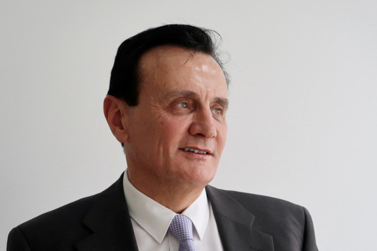 Pascal Soriot, chief executive of AstraZeneca, attends an interview with Reuters in Shanghai