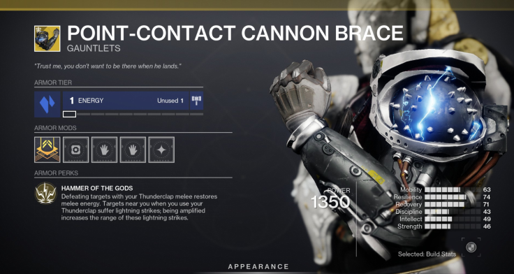 Destiny 2 - Cannon Brace