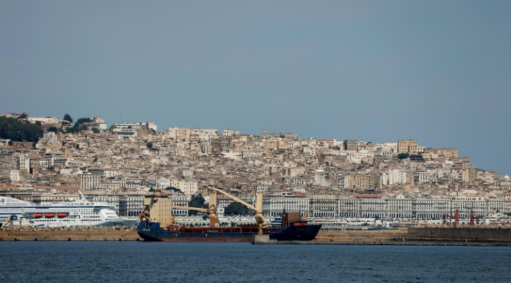 The Algerian capital Algiers is pictured from the harbour