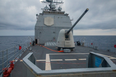 Handout image of Ticonderoga-class guided-missile cruiser USS Antietam (CG 54)