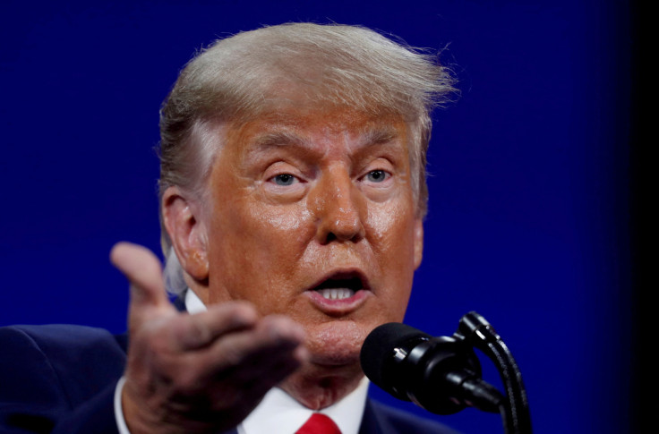 Former U.S. President Donald Trump speaks at the Conservative Political Action Conference in Orlando