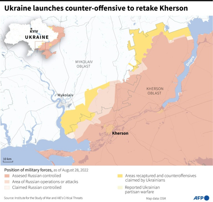 Ukraina melancarkan serangan balasan untuk merebut kembali Kherson
