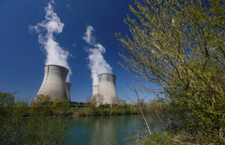 Steam rises from the cooling towers of the Electricite de France nuclear power station of Le Bugey in Saint-Vulbas
