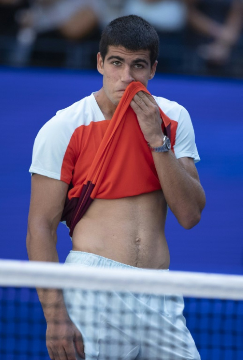 Feel the heat: Carlos Alcaraz