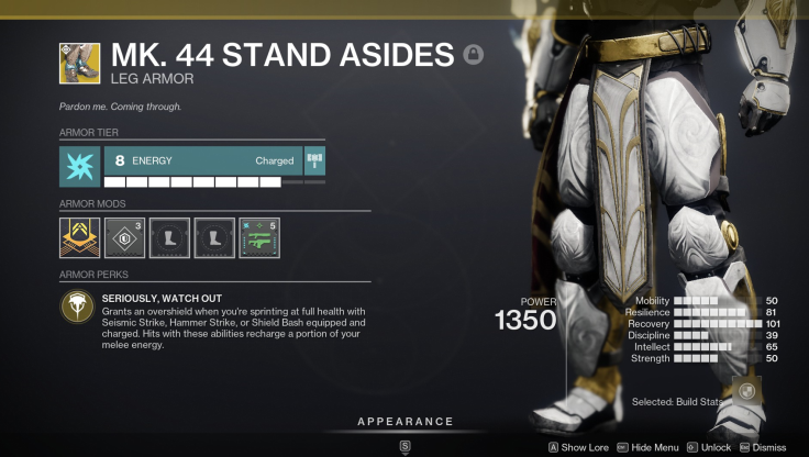 Destiny 2 - Stand Asides