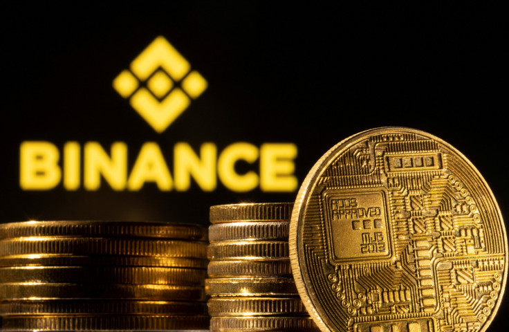 Illustration shows a representation of cryptocurrency and Binance logo