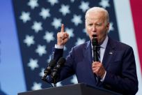 U.S. President Joe Biden delivers remarks on gun crime and his "Safer America Plan" in Wilkes Barre