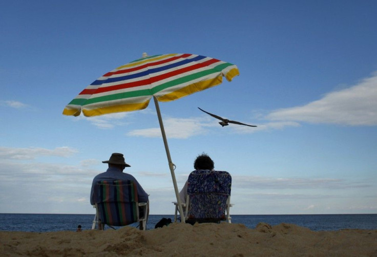 Couple at beach