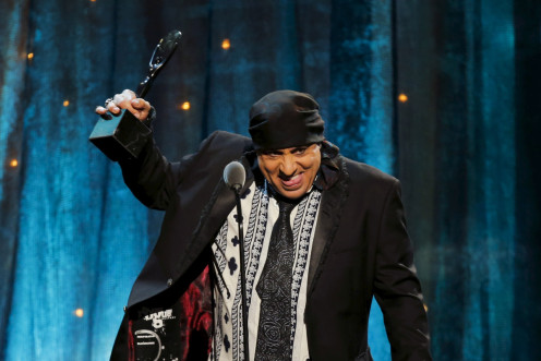 Musician and actor Zandt inducts Bert Berns onstage at the 31st Annual Rock And Roll Hall Of Fame Induction Ceremony at the Barclays Center in Brooklyn, New York