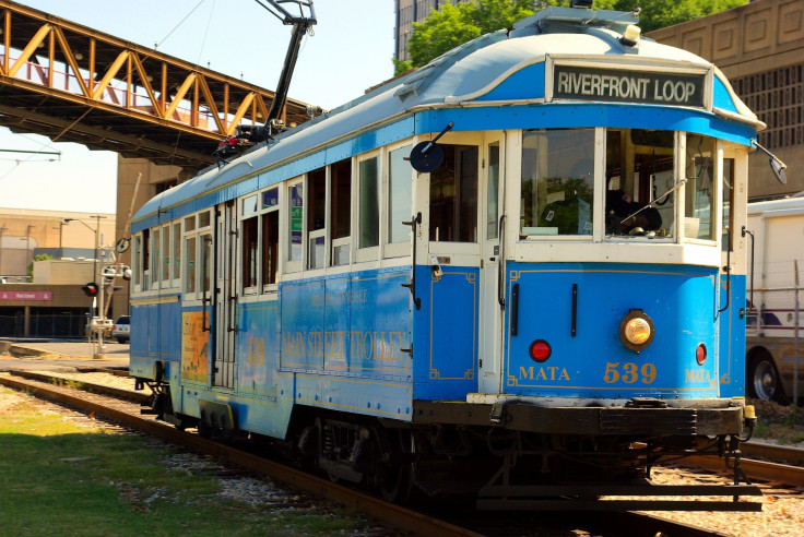 A trolley in Memphis, Tennessee