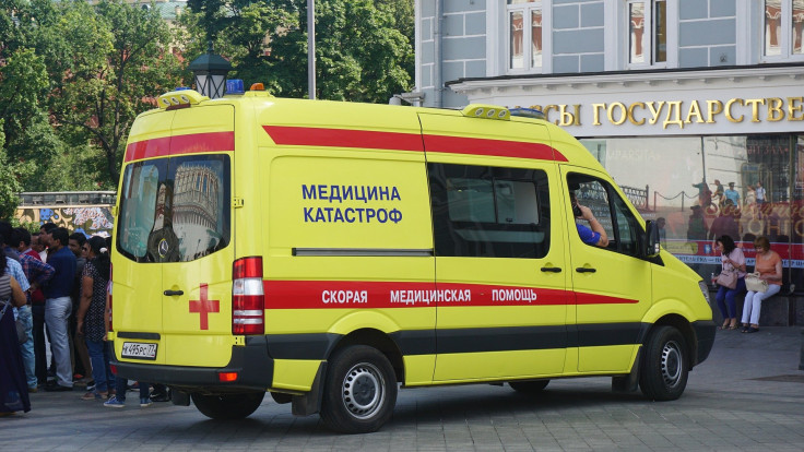 An ambulance.