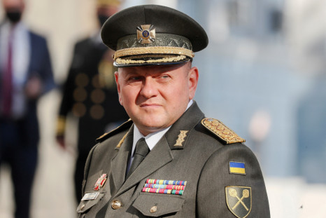 Commander-in-Chief of the Armed Forces of Ukraine Valeriy Zaluzhnyi waits before a meeting in Kyiv