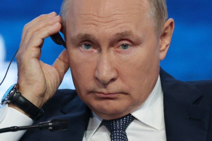 Russian President Vladimir Putin attends the Eastern Economic Forum in Vladivostok on September 7, 2022.