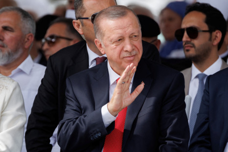 Turkish President Tayyip Erdogan attends opening of mosque in Sisak