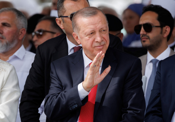 Turkish President Tayyip Erdogan attends opening of mosque in Sisak