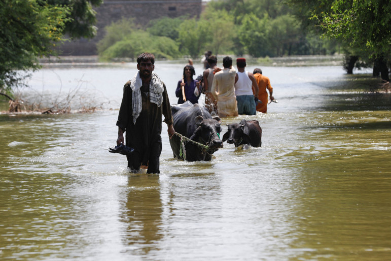 Monsoon season in Bhan Syedabad