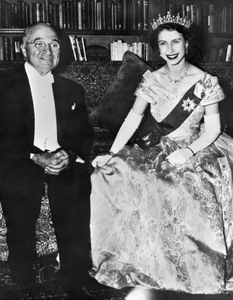 The first US president to serve during Elizabeth II's reign was Harry Truman, whom she met in 1951 while she was still a princess
