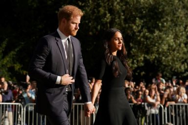 Prince Harry and his wife Meghan joined his brother William and sister-in-law Kate at Windsor Castle