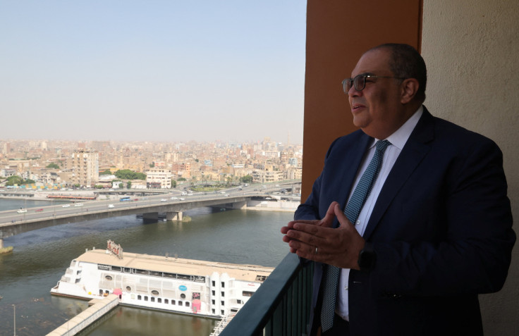 Mahmoud Mohieldin speaks to Reuters in Cairo
