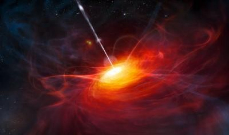 Artist&#039;s Rendering of the Most Distant Quasar
