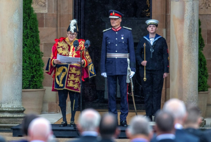 Charles III was proclaimed king at Hillsborough Castle near Belfast but nationalist parties boycotted the ceremony