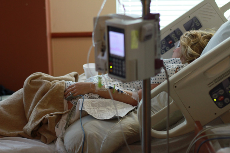 Representational image (woman in hospital) 