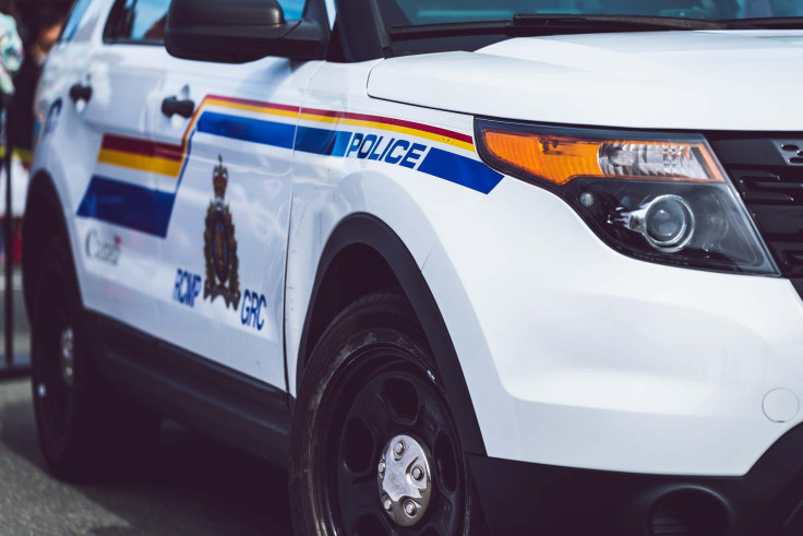 A Royal Canadian Mounted Police (RCMP) car.