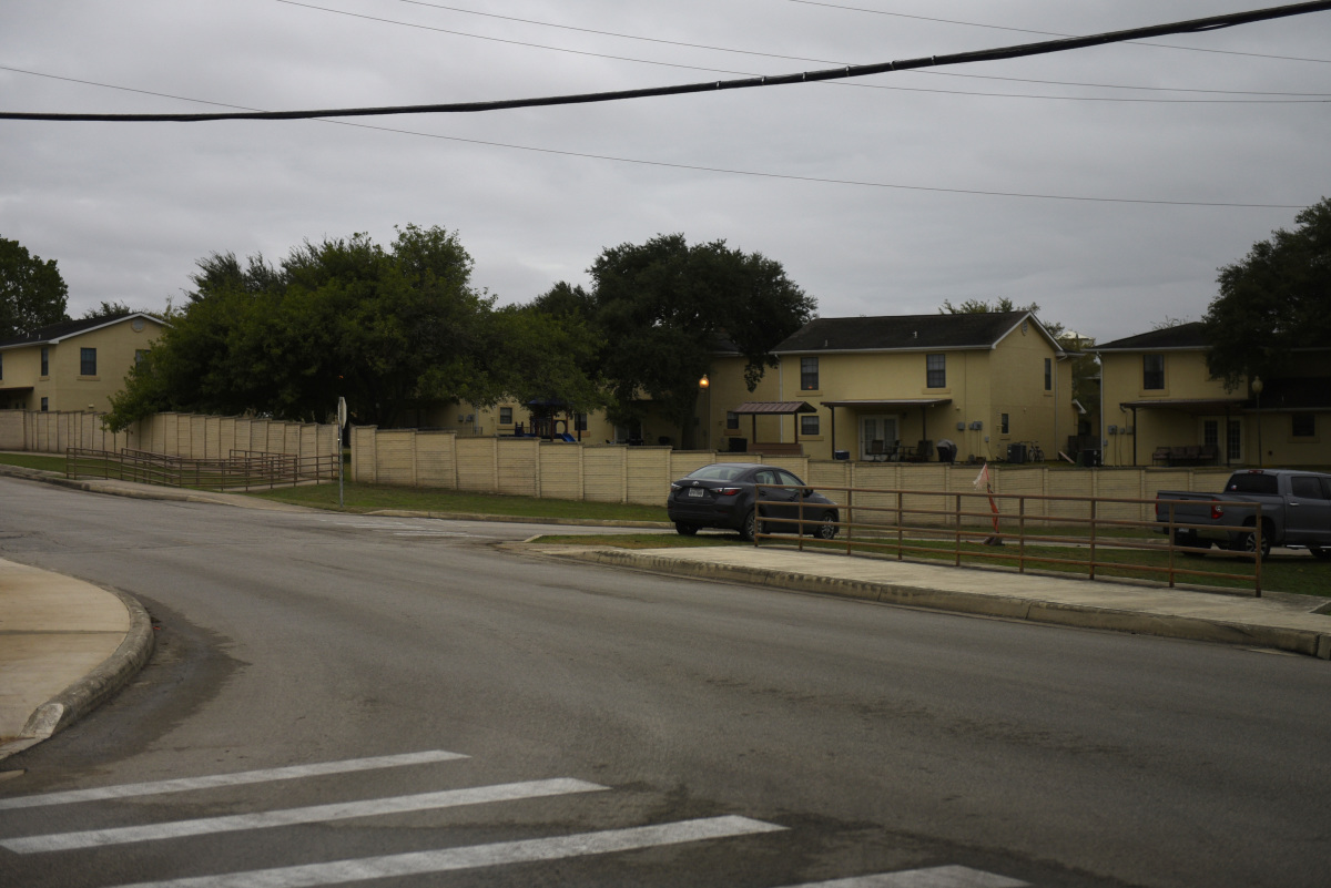 Homes Are Seen Lackland Air Force Base San Antonio 