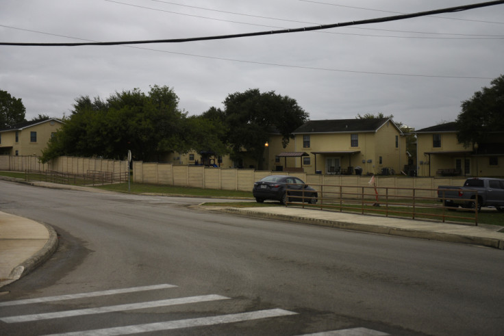 Homes are seen at Lackland Air Force Base in San Antonio