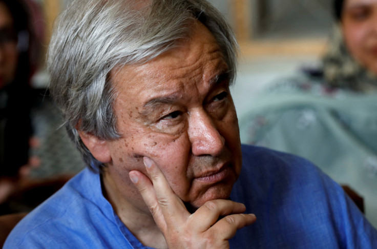 U.N. Secretary-General Antonio Guterres, in Larkana