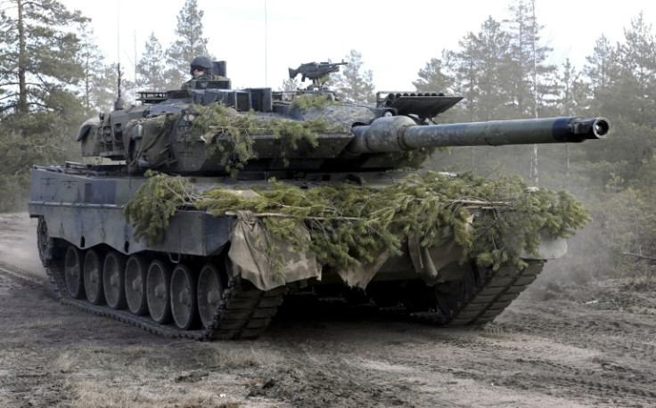 Besides the Leopard battle tanks (pictured), the Marders are high up on the list of items Ukraine has urged Berlin to supply