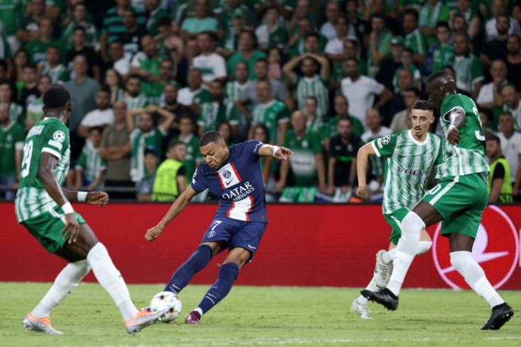 Kylian Mbappe was among the scorers as Paris Saint-Germain beat Maccabi Haifa in Israel