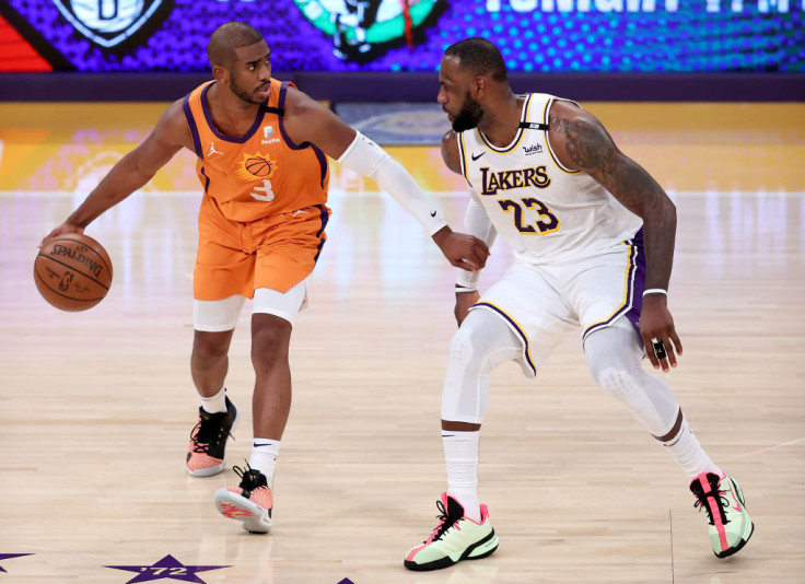 Chris Paul and LeBron James