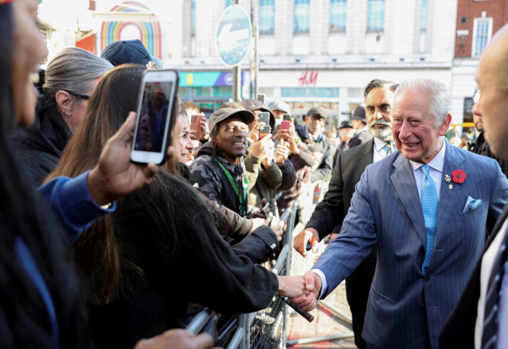 Britain's Prince Charles meets Prince's Trust Young Entrepreneurs At The Brixton NatWest Branch
