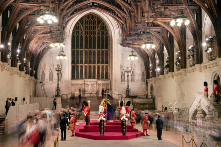 Queen Elizabeth II's coffin is lying in state until Monday morning