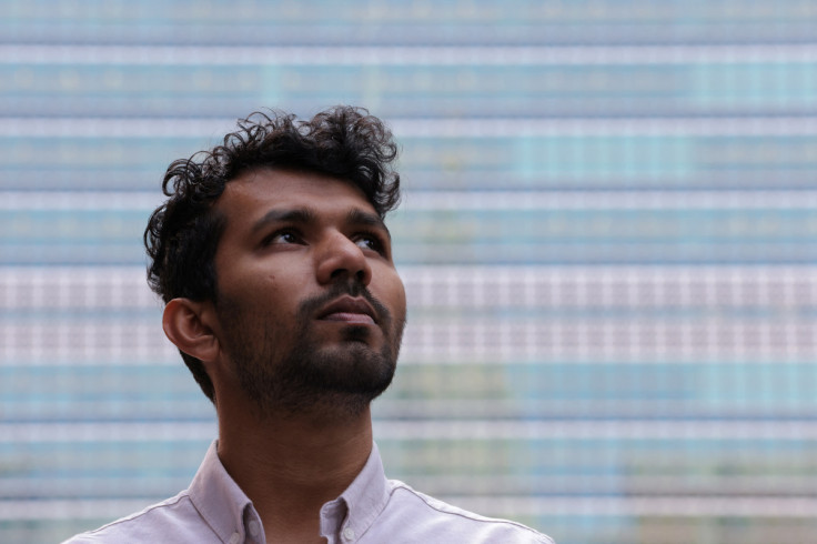 Vishal Prasad poses outside the United Nations Headquarters in Manhattan, New York City