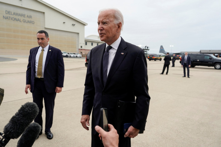 FILE PHOTO - U.S. President Joe Biden boards Air Force One in New Castle, Delaware