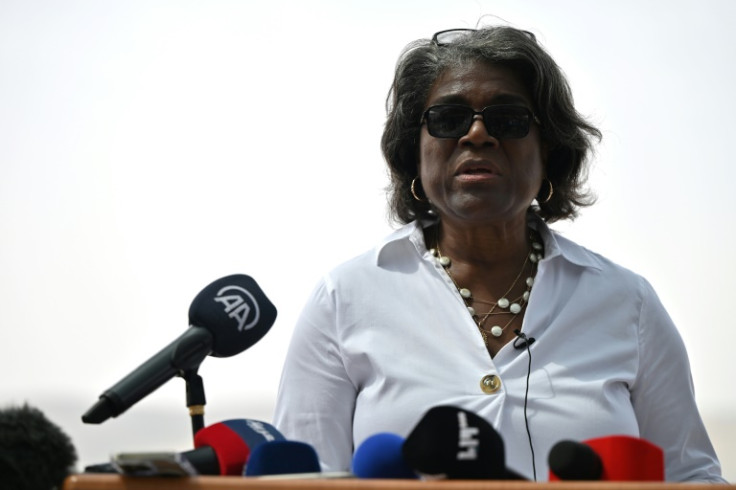 US Ambassador to the United Nations Linda Thomas-Greenfield, who has recently championed reform of the Security Council, speaks on a visit to southern Turkey near the Syrian border in June 2022