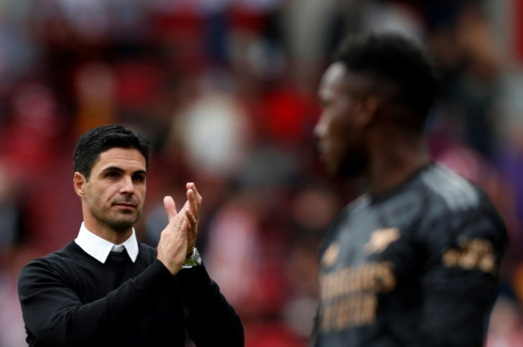 Mikel Arteta's Arsenal are top of the Premier League after beating Brentford 3-0