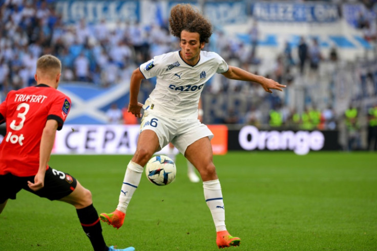 Marseille's French midfielder Matteo Guendouzi scored both goals in a 1-1 home draw against Rennes in Ligue 1