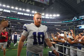 Cooper Rush #10 of the Dallas Cowboys