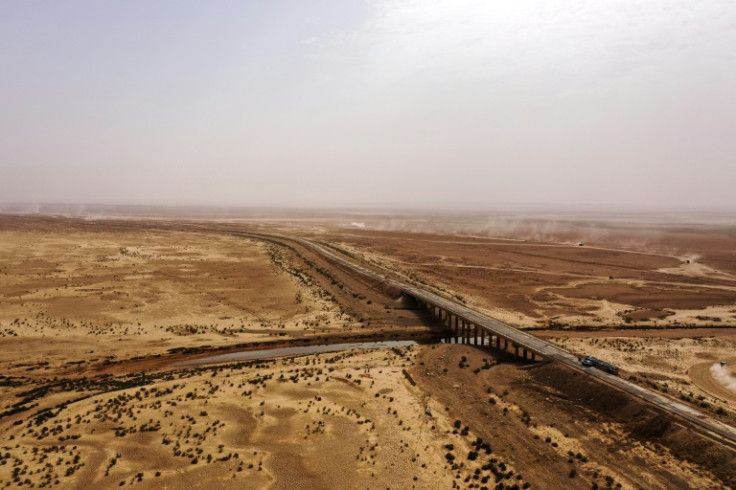 Not a drop: the dried-up Hamrin artificial lake northeast of Baghdad, Iraq