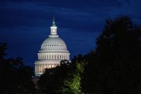 Senators on Capitol Hill vote to proceed to the Inflation Reduction Act