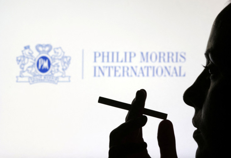 Illustration shows Philip Morris International logo