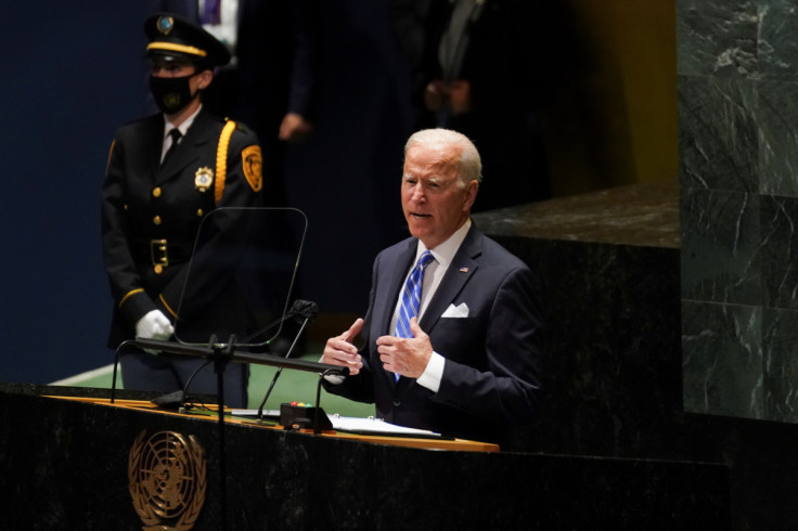 U.S. President Biden addresses the 76th Session of the U.N. General Assembly in New York City