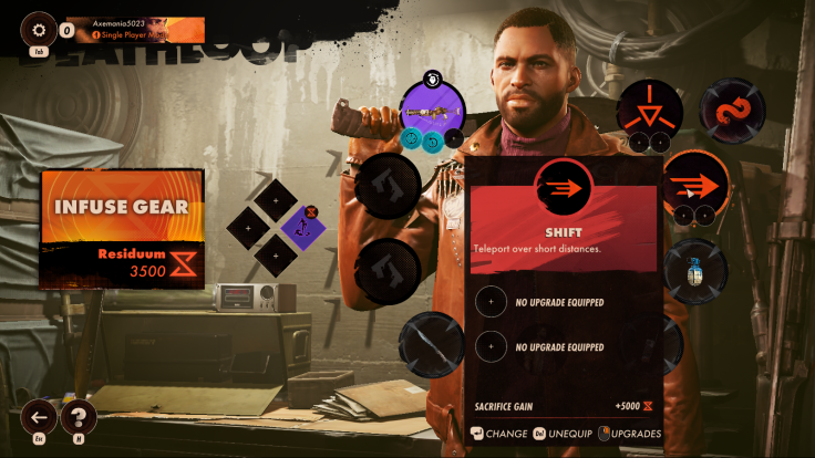 Deathloop - Loadout screen