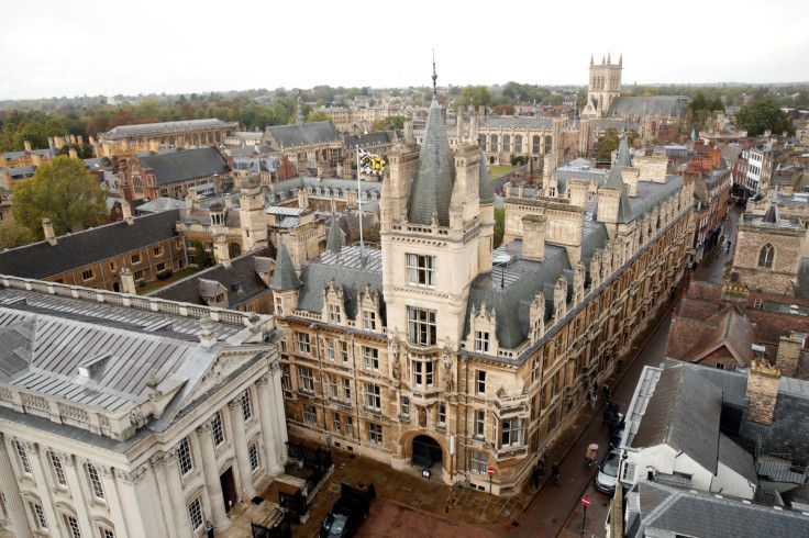 General view shows the University of Cambridge