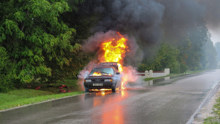 Representational image (car in flames) 
